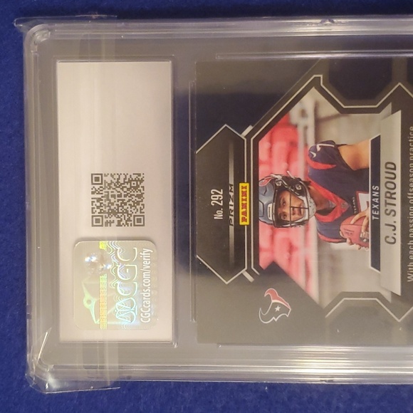 2023 Panini Mosaic #292 CJ Stroud CGC 9.5 Gem Mint RC Houston Texans Rookie - Picture 4 of 4